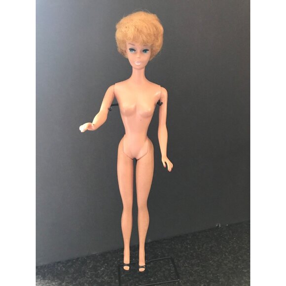 Vintage Blonde White Ginger Barbie Bubble Cut Mattel 1st Issue #850 1961 Doll